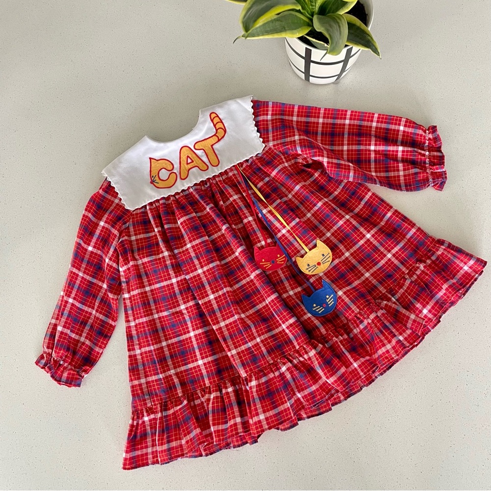 Vintage plaid dress